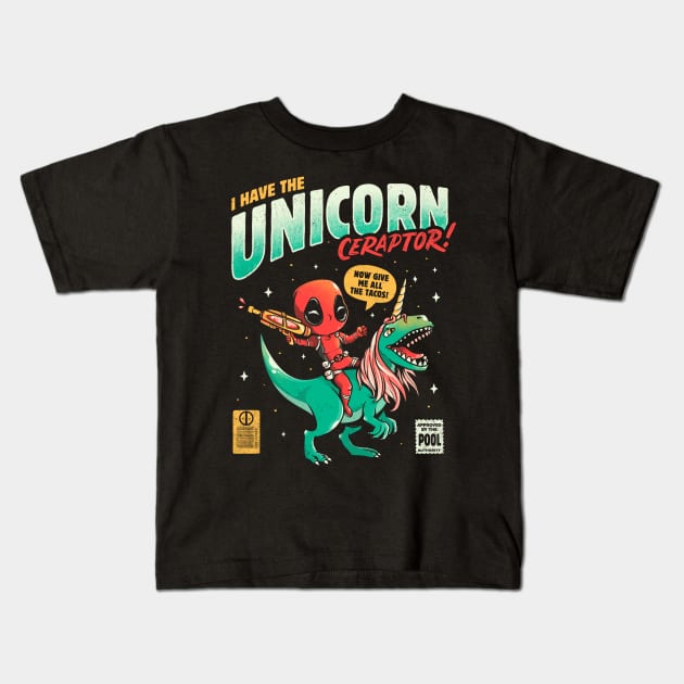 I Have The Unicornceraptor Cute Funny Gift Kids T-Shirt by eduely